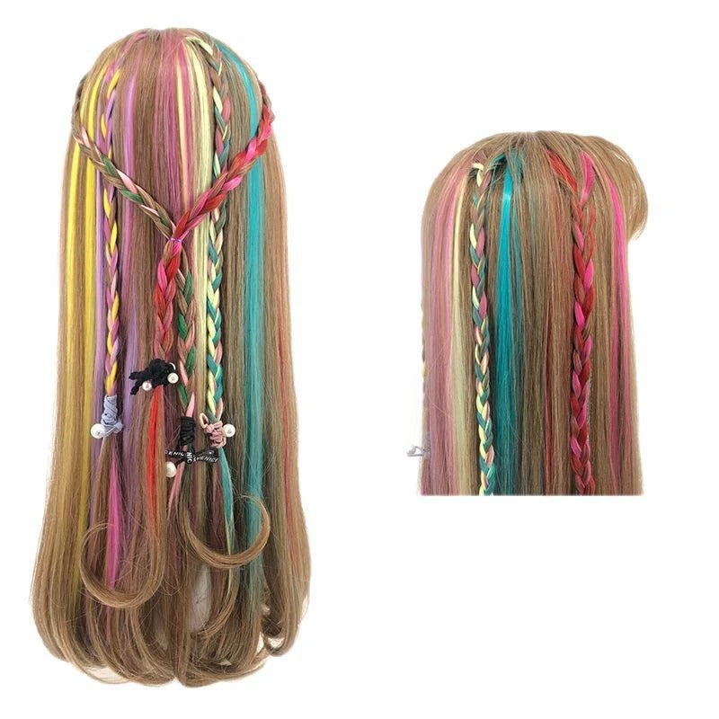 Colored Hair Extension Clips
