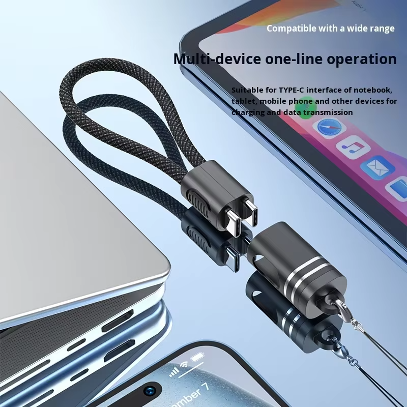 SnapCharge Lanyard Keychain Cable🔋⚡