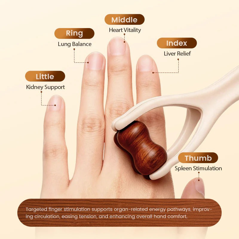 Wooden Hand Massager