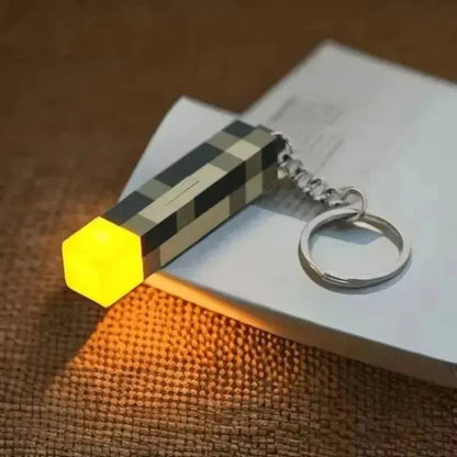 Pixel Torch Keychain 🧱💡🔑