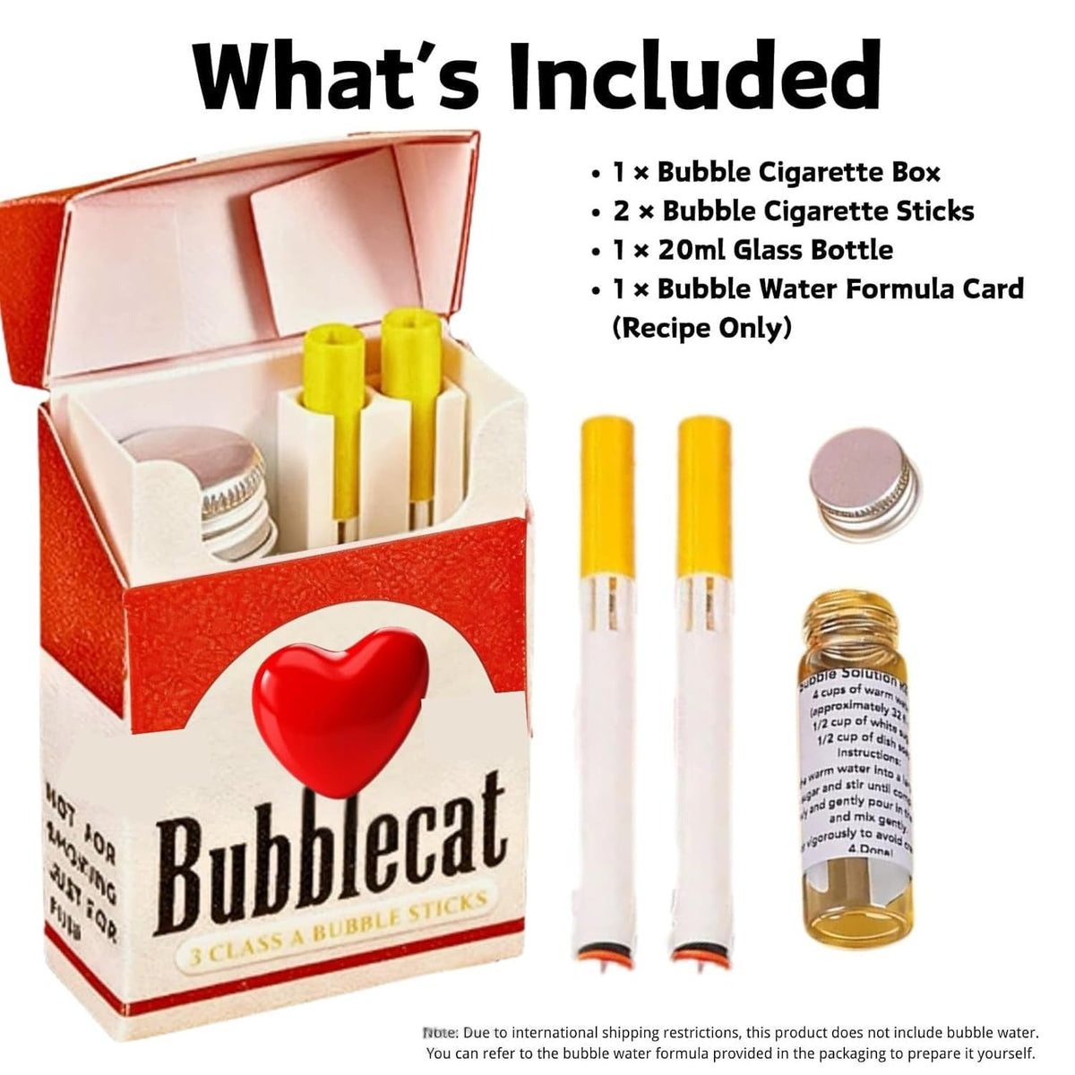 Funny Cigarette Bubble Maker Toy